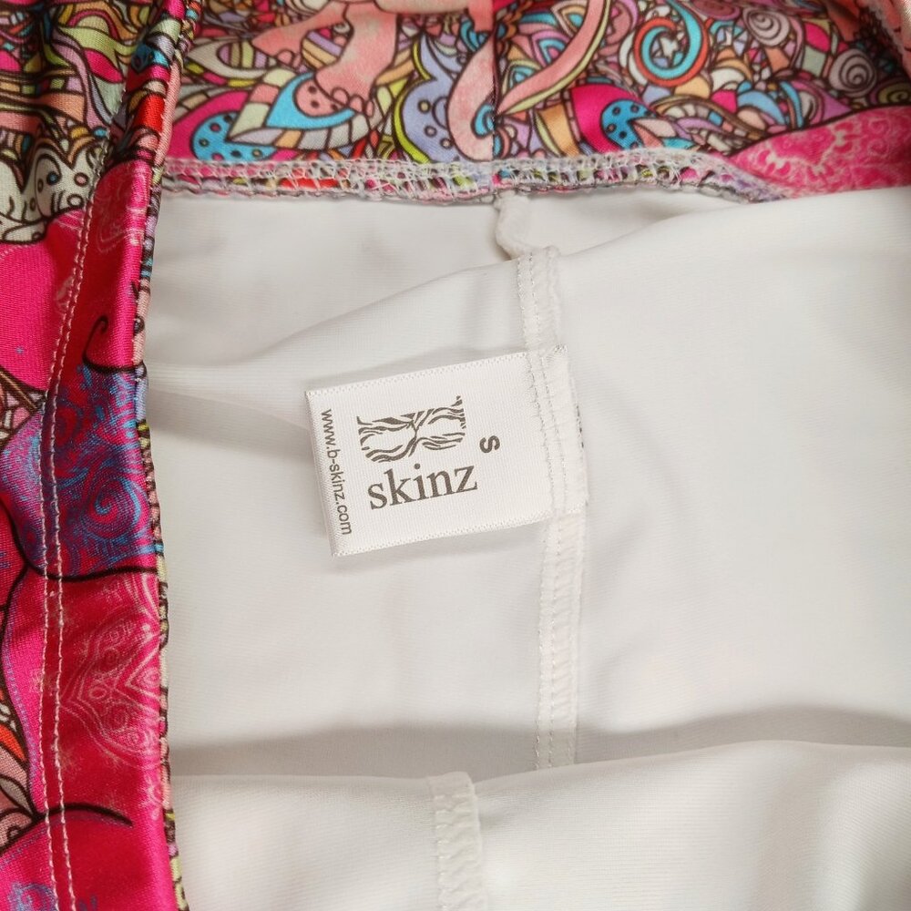 B Skinz Elephants Paisley Print Golf Tennis Skort Womens Small Casual Pockets - Picture 9 of 10